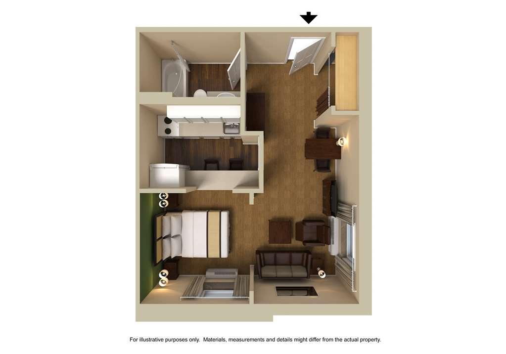 Extended Stay America Suites - Cleveland - Great Northern Mall Норт-Олмстед Номер фото